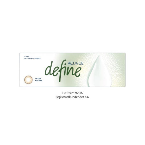 ACUVUE Define Sheer 系列 日拋彩妝隱形眼鏡 -近視( (30片)