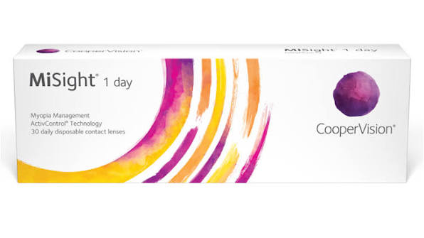 COOPERVISION Misight 每日即棄兒童控制隱形眼鏡 (30片)